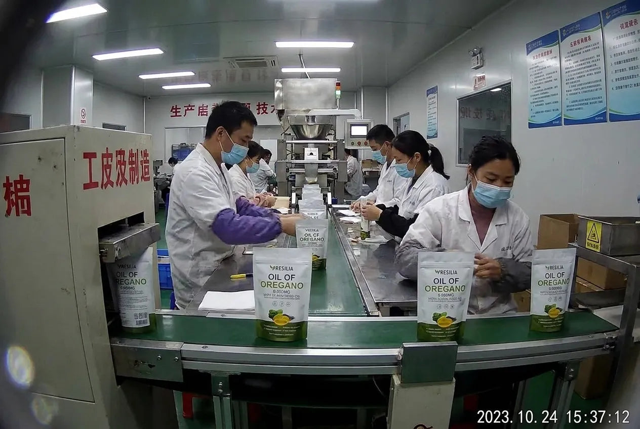 Second angle of the same contract supplement factory floor