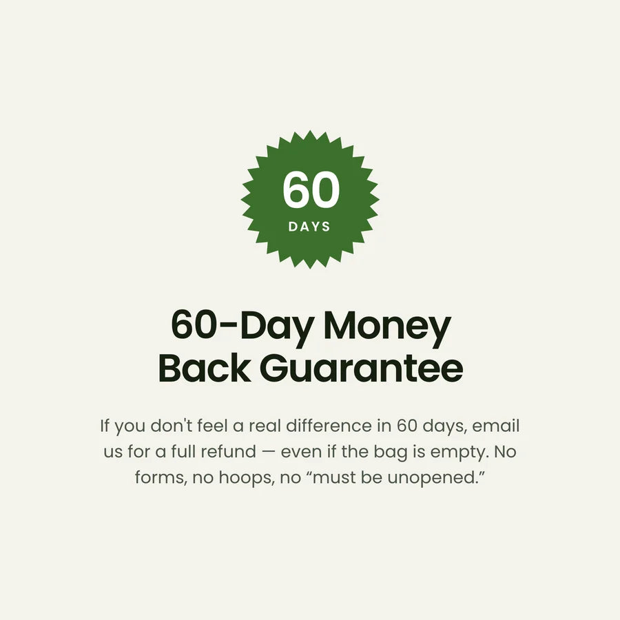 Money back guarantee